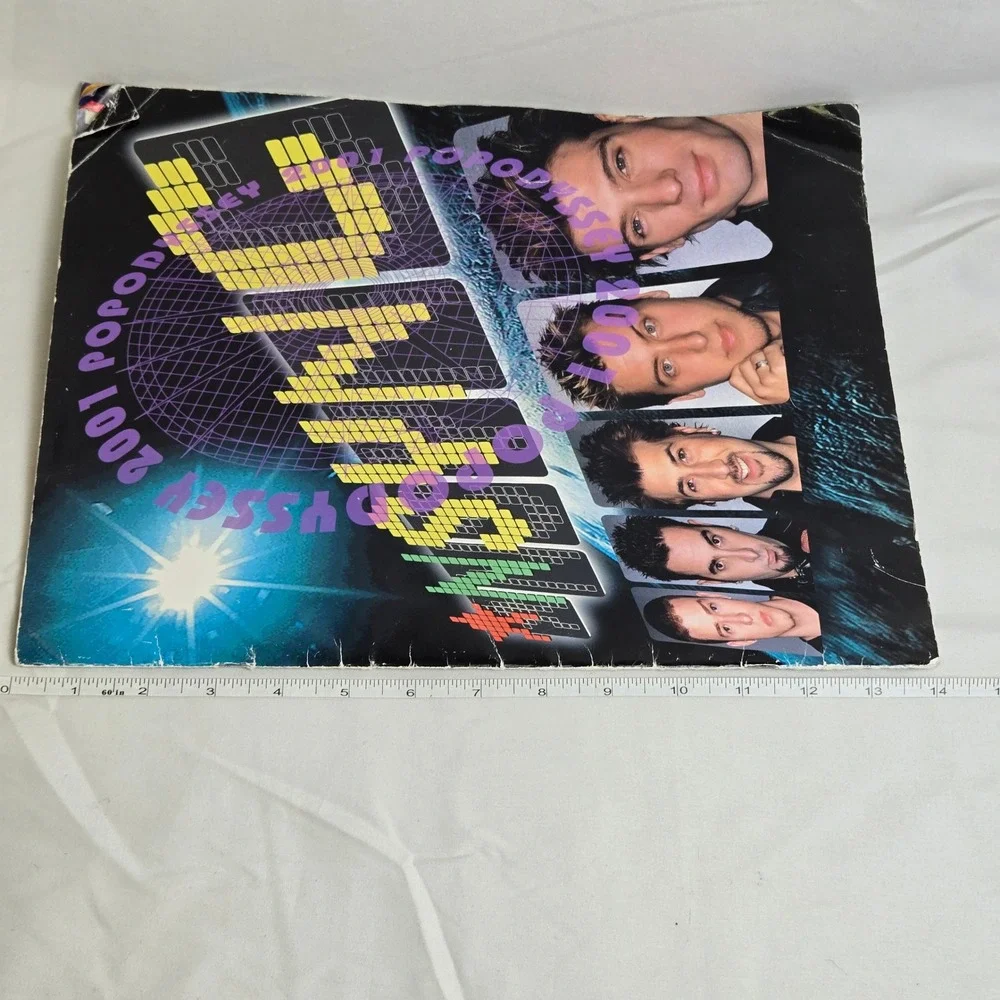N'SYNC 2001 Pop Odyssey Tour Program‎ Concert Souvenir Collectible Vintage Y2K